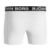Pánske boxerky Björn Borg 2-pack Solid Cotton Stretch biele a čierne Pánske boxerky Björn Borg 2-pack Solid Cotton Stretch biele a čierne