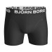 Pánske boxerky Björn Borg 2-pack Solid Cotton Stretch biele a čierne Pánske boxerky Björn Borg 2-pack Solid Cotton Stretch biele a čierne