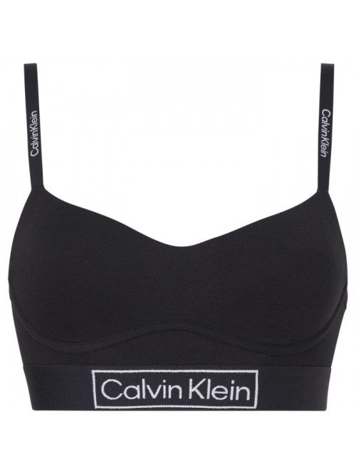 Dámska podprsenka Calvin Klein Reimagined Heritage-LGHT Lined Bralette čierna