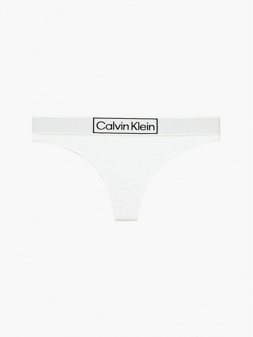 Dámske tangá Calvin Klein Reimagined Heritage Thong biele