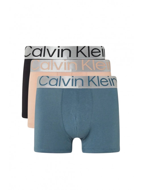 Pánske boxerky Calvin Klein CKR Steel Cotton-Trunk viacfarebné 3-pack