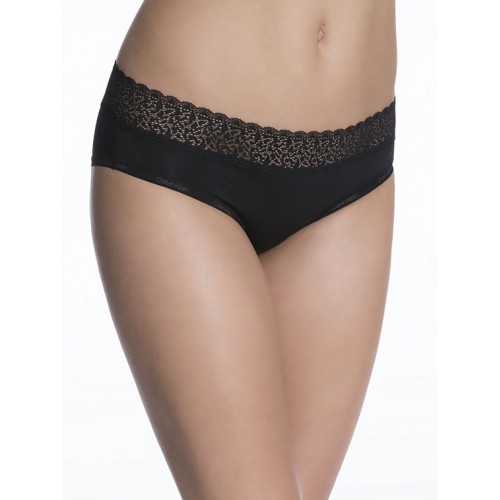Dámske nohavičky Calvin Klein Hipster Flirty čierne