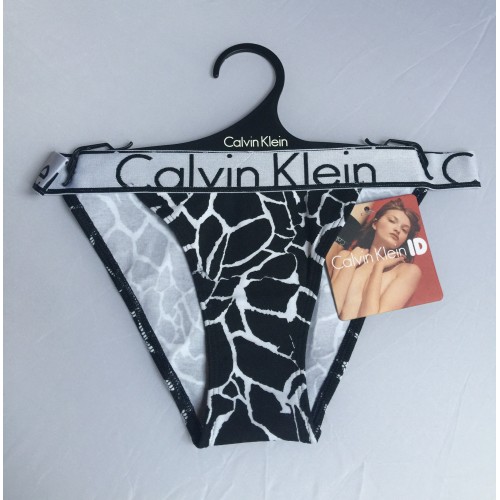 Dámske nohavičky Calvin Klein ID Cotton čierno-biele Dámske nohavičky Calvin Klein ID Cotton čierno-biele