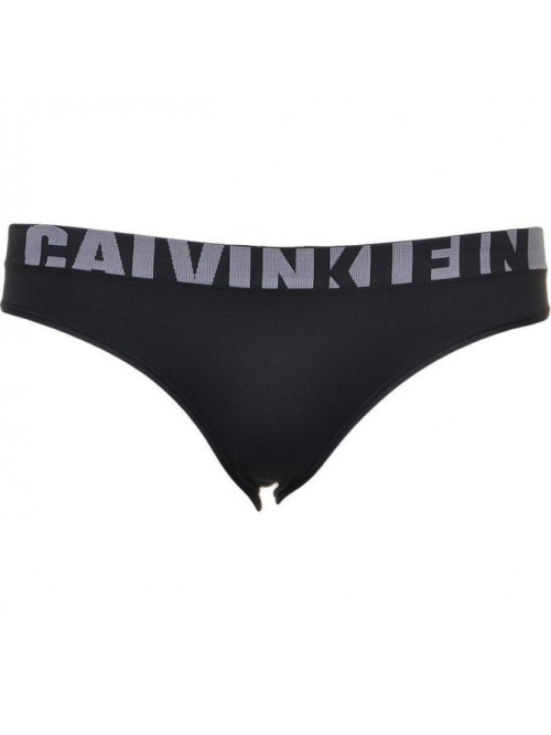 Dámske nohavičky Calvin Klein Seamless Logo Bikini čierne