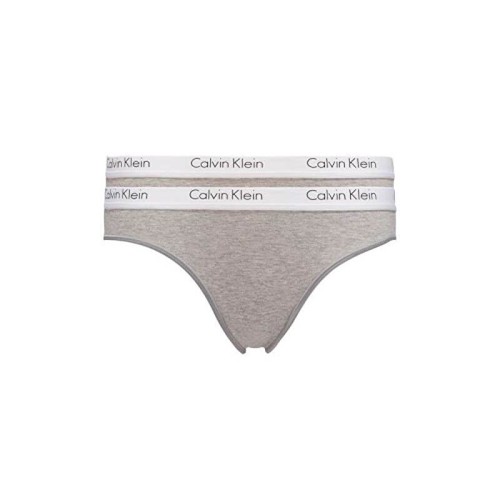 Dámske nohavičky Calvin Klein One Cotton Bikini sivé 2-pack Dámske nohavičky Calvin Klein One Cotton Bikini sivé 2-pack