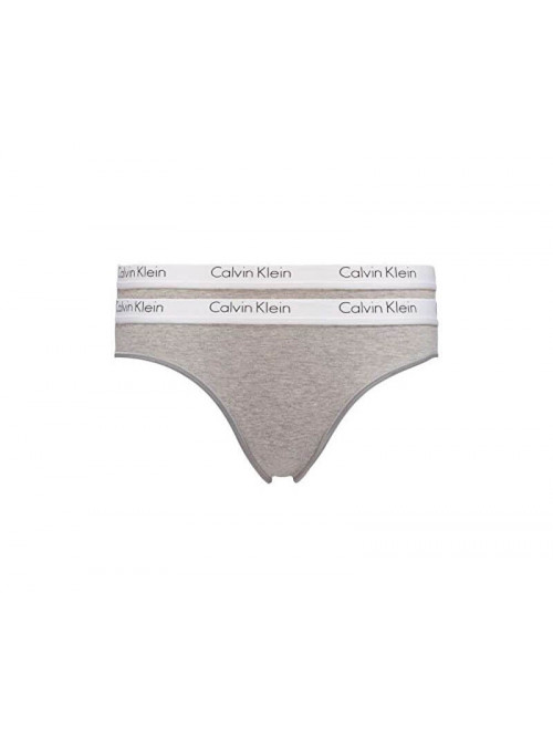 Dámske nohavičky Calvin Klein One Cotton Bikini sivé 2-pack