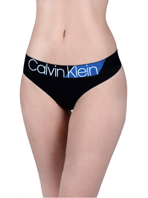 Dámske tangá Calvin Klein Bold Accent čierne