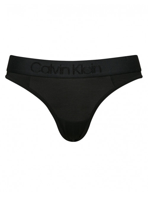Dámske nohavičky Calvin Klein Tonal Logo Bikini čierne