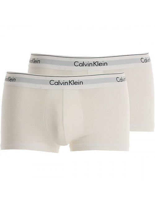 Pánske boxerky Calvin Klein Modern Cotton Stretch biele 2-pack