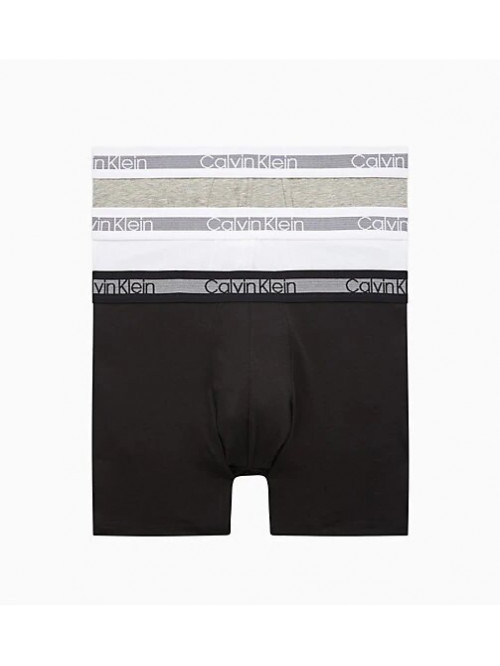 Pánske boxerky Calvin Klein Cooling Trunk biele, sivé, čierne 3-pack