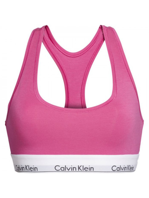 Dámska športová podprsenka Calvin Klein Unlined Bralette ružová