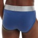 Pánske slipy Calvin Klein Cotton Stretch 3-pack červené, modré, sivé