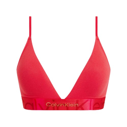 Dámska podprsenka Calvin Klein Monolight CTN Holiday-LGHT Lined Triangle červená Dámska podprsenka Calvin Klein Monolight CTN Holiday-LGHT Lined Triangle červená
