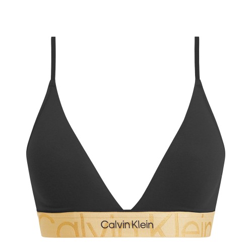 Dámska podprsenka Calvin Klein Monolight CTN Holiday-LGHT Lined Triangle čierna Dámska podprsenka Calvin Klein Monolight CTN Holiday-LGHT Lined Triangle čierna