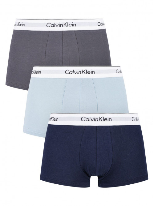 Pánske boxerky Calvin Klein Modern Cotton Stretch-Trunk viacfarebné 3-pack