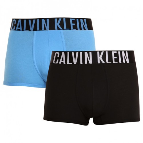 Pánske boxerky Calvin Klein Intense Power CTN Trunk čierne, modré 2-pack Pánske boxerky Calvin Klein Intense Power CTN Trunk čierne, modré 2-pack