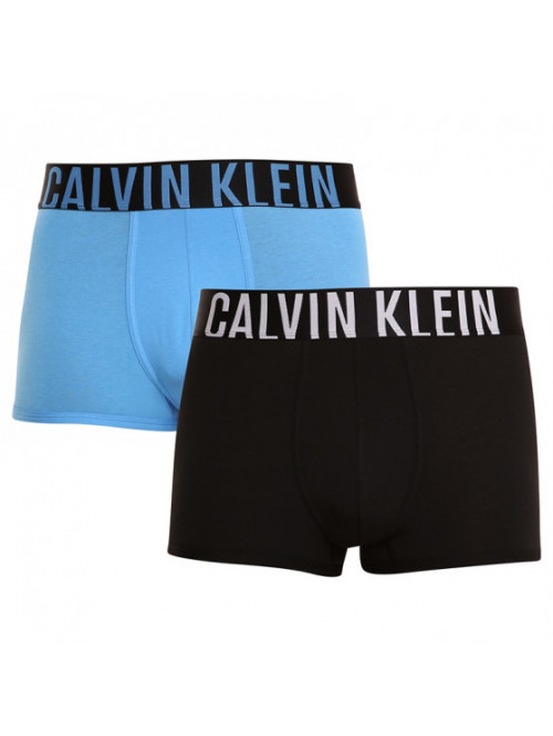 Pánske boxerky Calvin Klein Intense Power CTN Trunk čierne, modré 2-pack