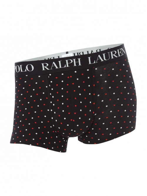 Pánske boxerky Polo Ralph Lauren Black Multi Polka Dot čierne