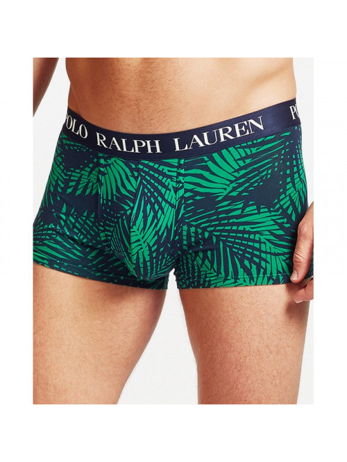 Pánske boxerky Polo Ralph Lauren Classic Trunk Palm Print English zelené