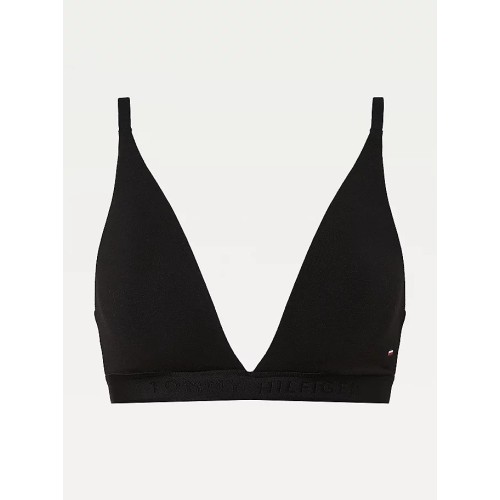 Dámska podprsenka Tommy Hilfiger SEACELL- Triangle Bralette čierna Dámska podprsenka Tommy Hilfiger SEACELL- Triangle Bralette čierna