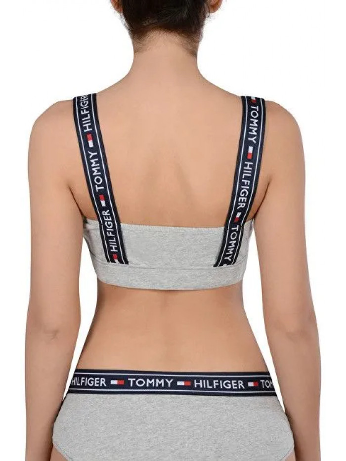 Dámska podprsenka Tommy Hilfiger Grey Heather Bralette sivá
