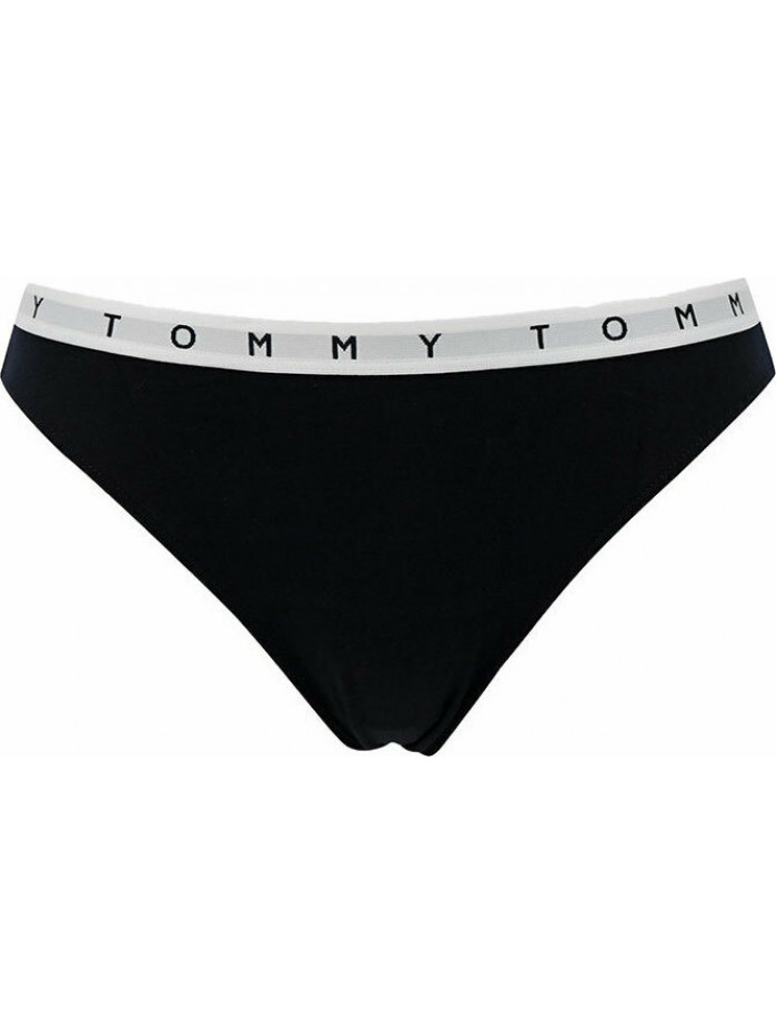 Dámske nohavičky Tommy Hilfiger Print Bikini 3-pack viacfarebné - ružové, biele, čierne