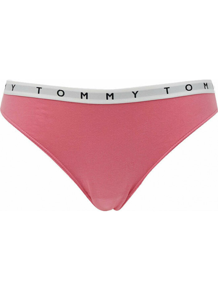 Dámske nohavičky Tommy Hilfiger Print Bikini 3-pack viacfarebné - ružové, biele, čierne