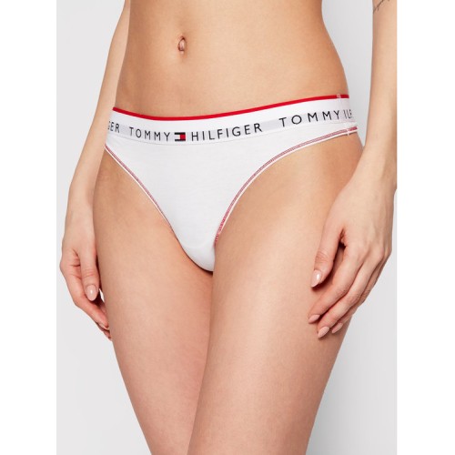Dámske tangá Tommy Hilfiger Thong biele