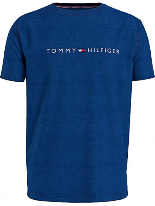 Pánske tričko Tommy Hilfiger Original-CN SS Tee Logo modré