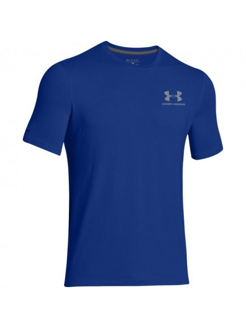 Pánske voľné tričko Under Armour Left Chest Logo Tee modré