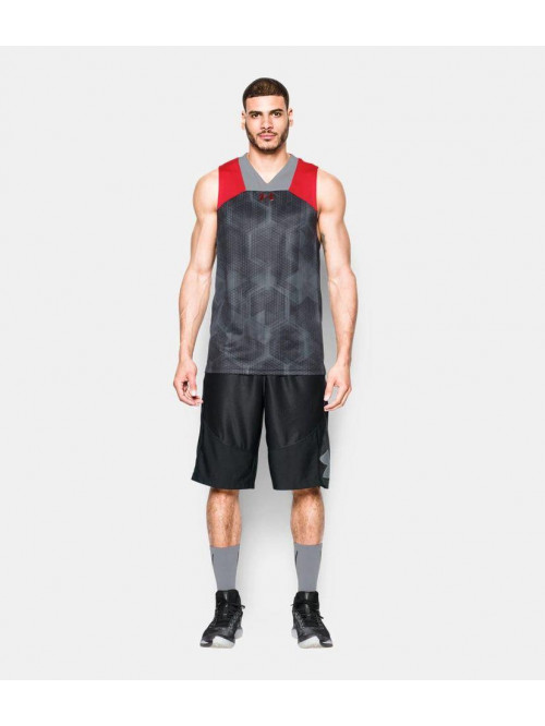 Pánske tielko Under Armour sivo-červené