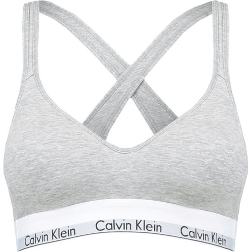 Dámska športová podprsenka Calvin Klein Bralette Lift Sivá Dámska športová podprsenka Calvin Klein Bralette Lift Sivá