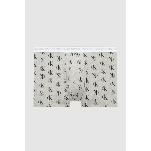 Pánske boxerky Calvin Klein CK ONE Staggered Logo sivé