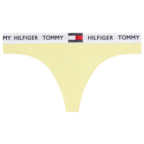 Dámske tangá Tommy Hilfiger Organic Cotton Logo žlté Dámske tangá Tommy Hilfiger Organic Cotton Logo žlté