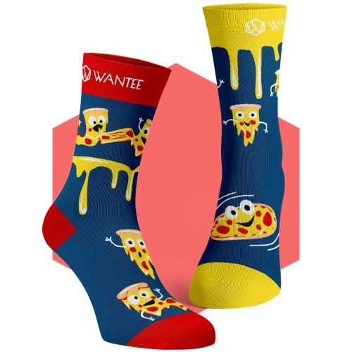 Ponožky Crazy Pizza Wantee Ponožky Crazy Pizza Wantee