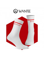 Ponožky Basic White and Red Wantee Ponožky Basic White and Red Wantee