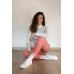 Ponožky Basic White and Red Wantee Ponožky Basic White and Red Wantee