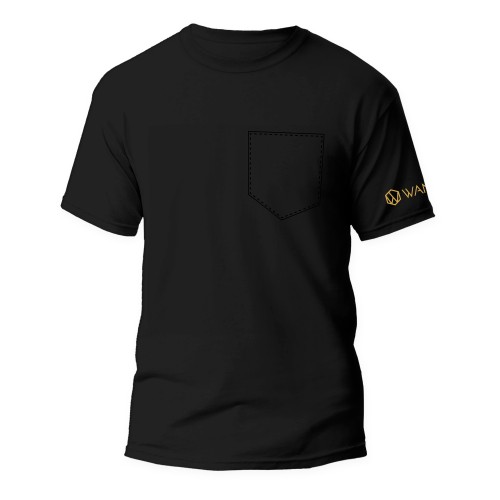 Pánske Tričko Pure Black Wantee čierne Pánske Tričko Pure Black Wantee čierne