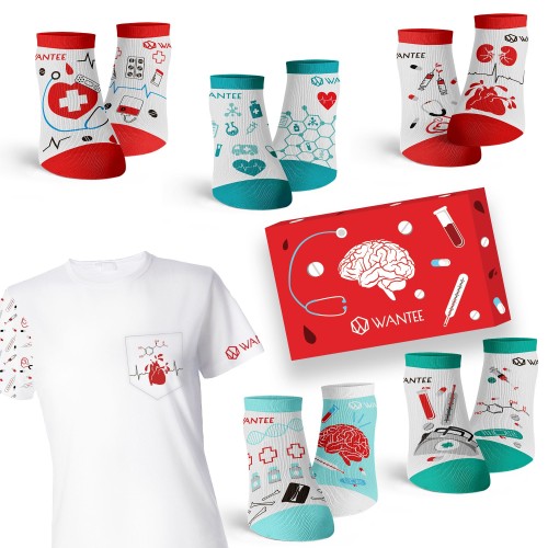 Dámsky Set Medical Wantee 6-pack členkový