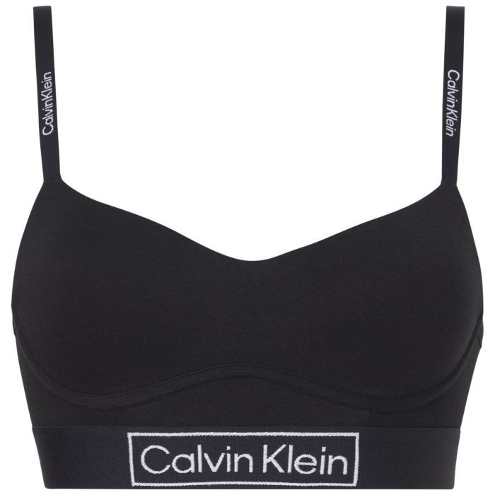 Dámska podprsenka Calvin Klein Reimagined Heritage-LGHT Lined Bralette čierna