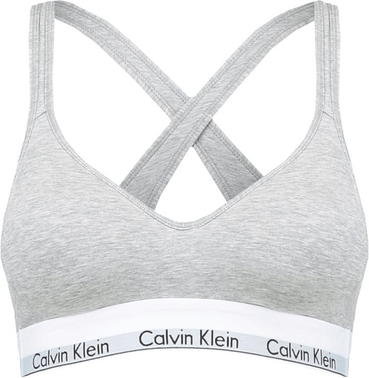 Dámska športová podprsenka Calvin Klein Bralette Lift Sivá